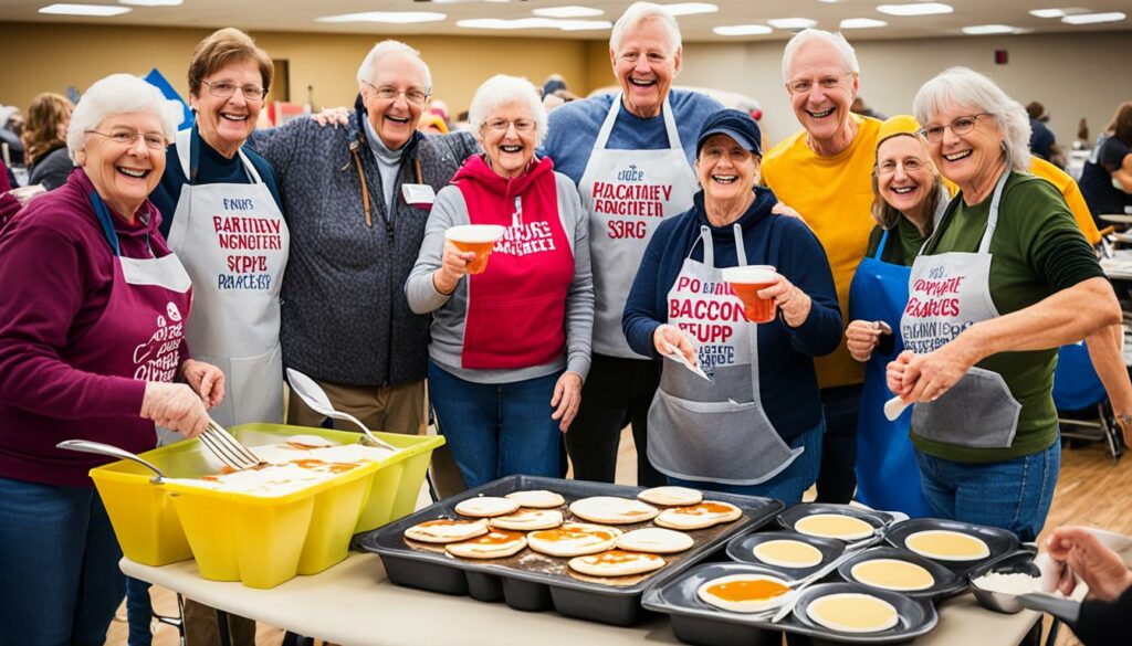pancake breakfast fundraiser volunteers