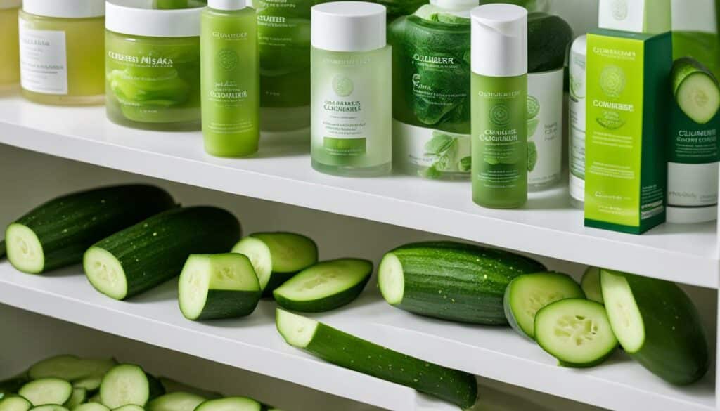 cucumber masks available in stores
