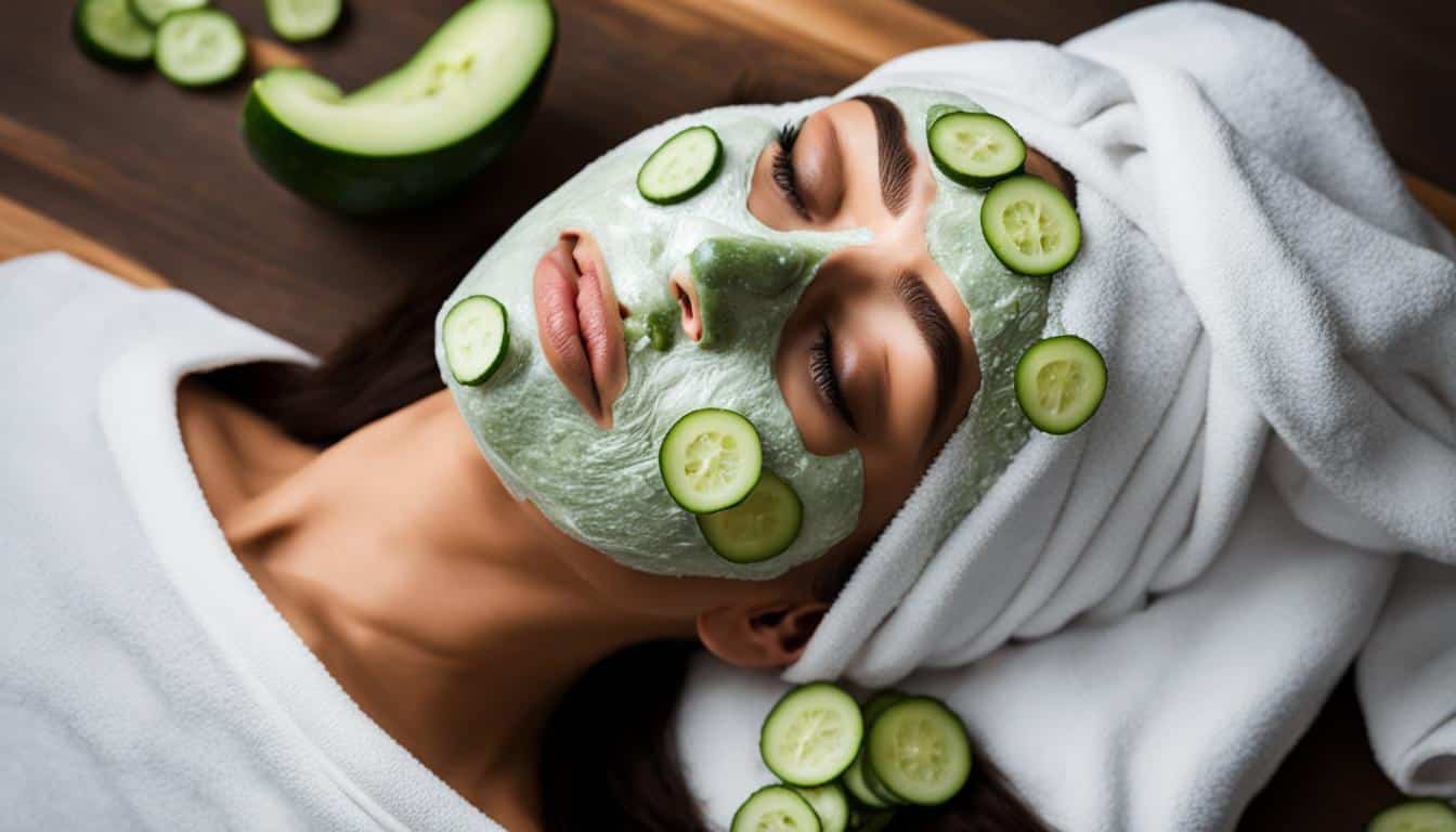 is cucumber mask good for face